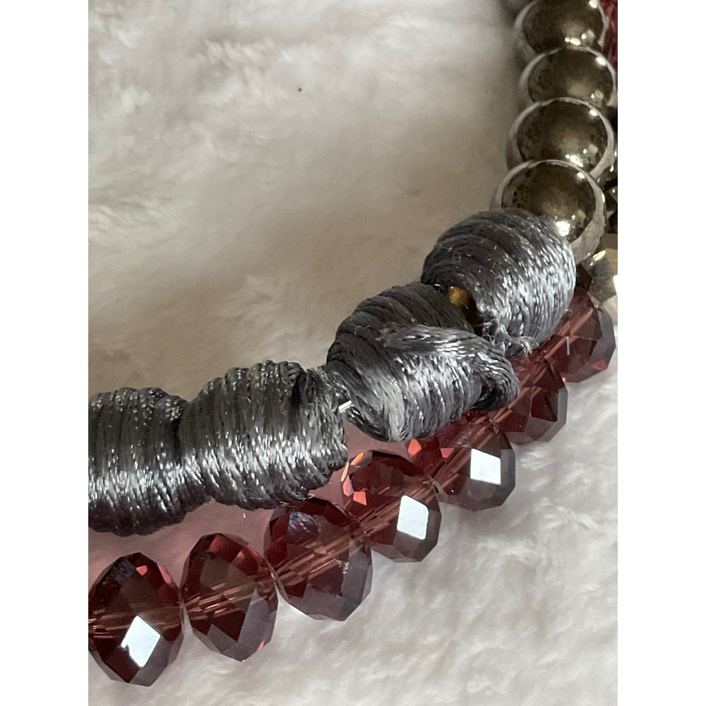 Chico's Double Strand Beaded Necklace - Picture 3 of 4